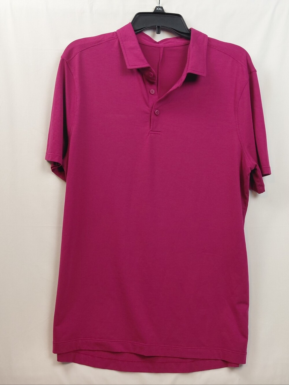 Lululemon Evolution Polo‎ Shirt Magenta  Men's Size Medium